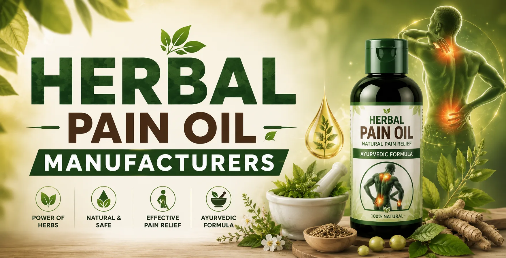 Herbal Pain Oil Manufacturers